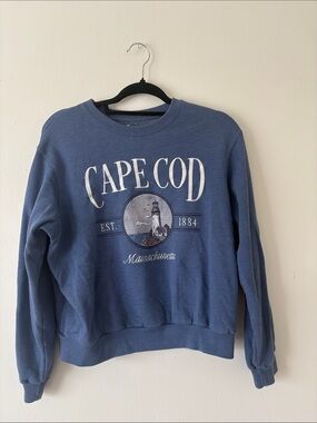 Hollister Cape Cod Graphic Crewneck Sweatshirt - Blue